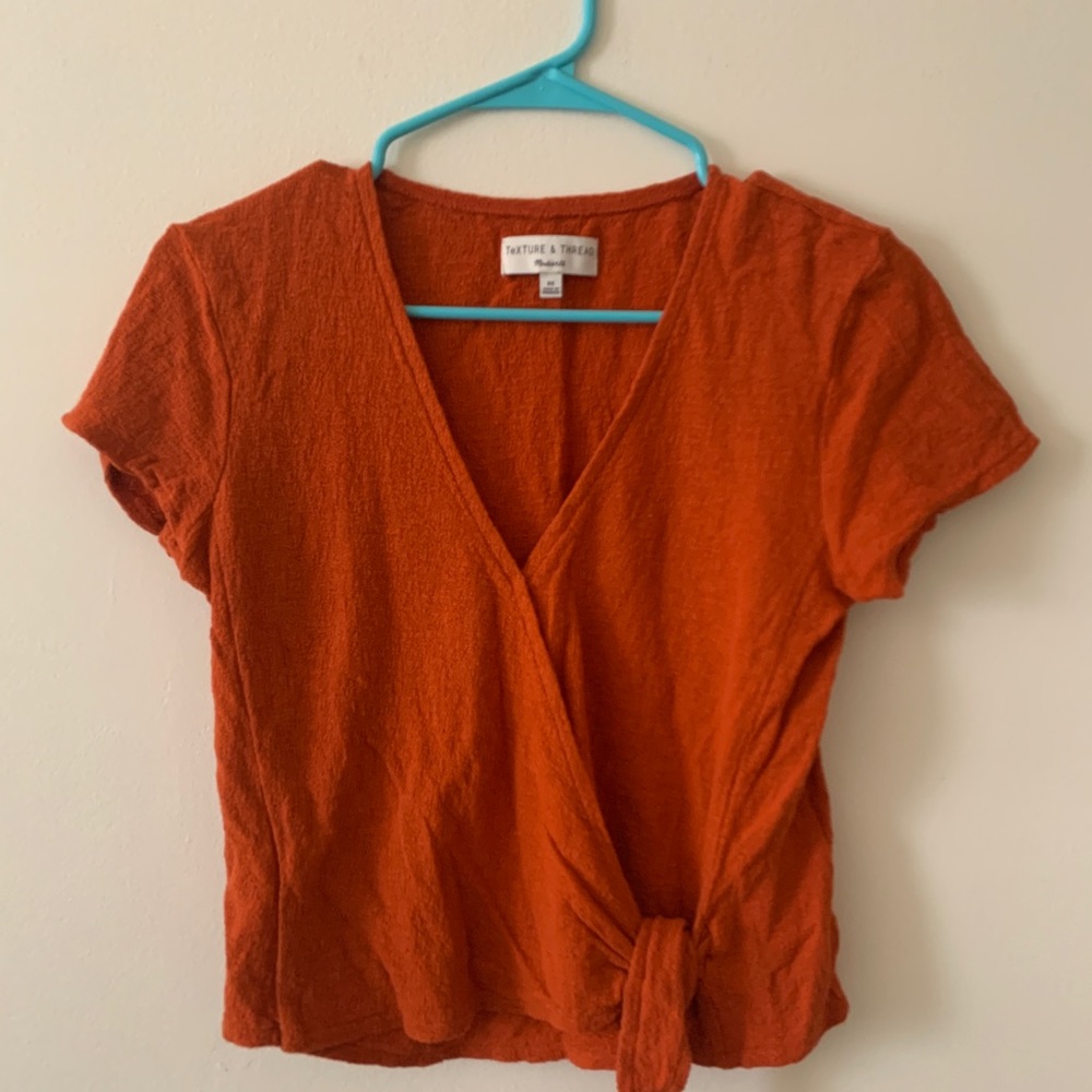 Madewell Wrap Texture Top